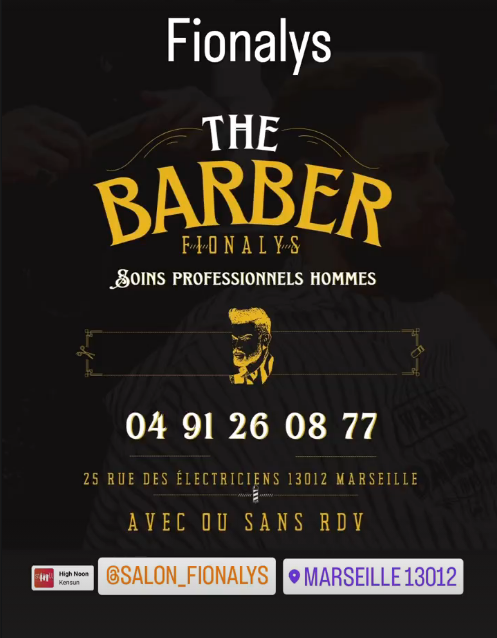 Barber homme à Marseille 12 chez Fionalys