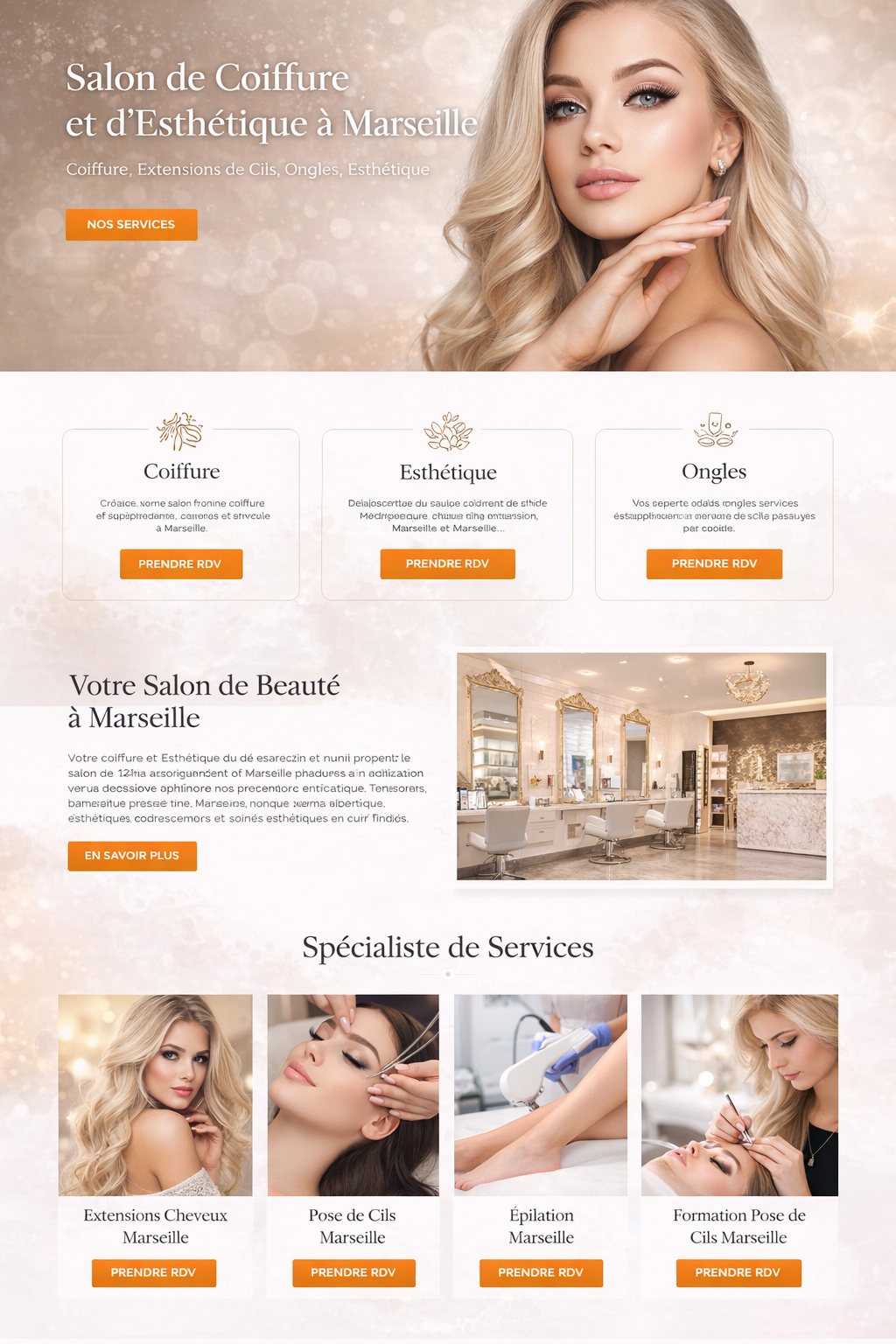 Extensions de cheveux à Marseille dans le salon Fionalys